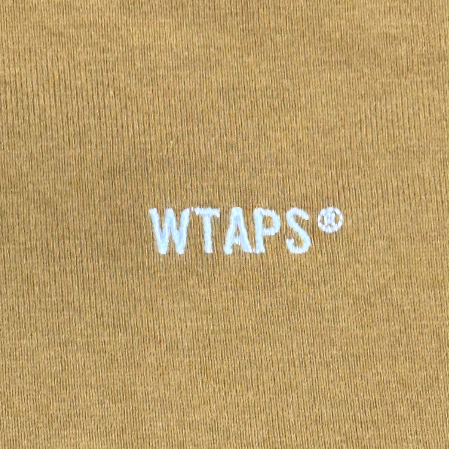 未使用品 WTAPS 21AW STENCIL LS COPO ステンシル ロゴ 長袖Tシャツ