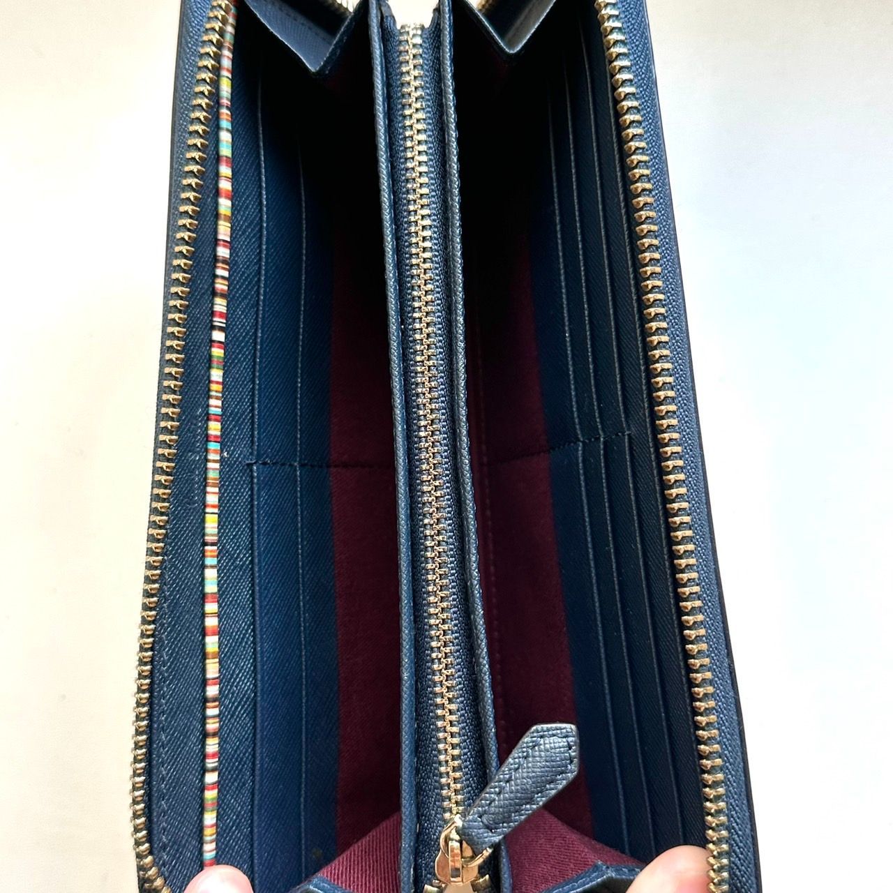 ポールスミス Paul Smith 長財布 ジップストローグレイン2