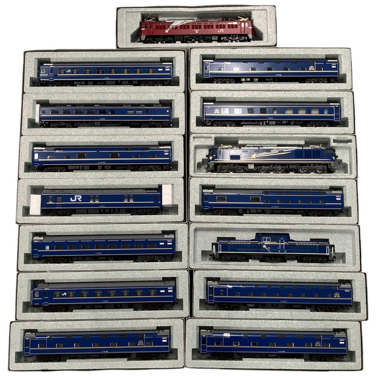 KATO カトー 24系客車 北斗星 客車15両フルセット 3-515 1-565×3 1-566 1-567 1-568 1-569 1-570 1-321 1-704 1-314 HOゲージ 鉄道模型 K10507208