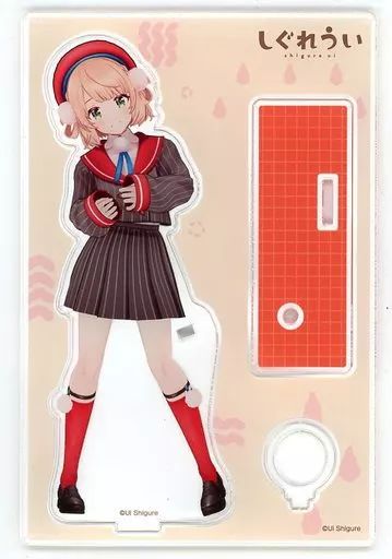 ペンスタンド 筆立て アクリル しぐれうい 手合わせ ペンより重いものは持てません アクリルペンスタンド バーチャルYouTuber