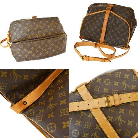 中古】 ルイヴィトン LOUIS VUITTON ソミュール 35 ショルダーバッグ