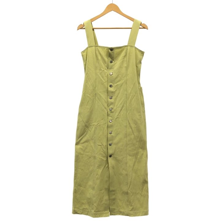 JANE SMITH (ジェーンスミス) ① 23SOP-＃720L ORGANIC COTTON JUMPER SKIRT ジャンパースカート レディース イエロー 36
