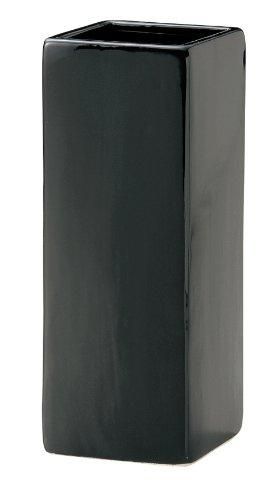 【新品・3営業日で発送】ケーイーアイ モノクロフラワーベース　スクエア　002-C/BK　ブラック