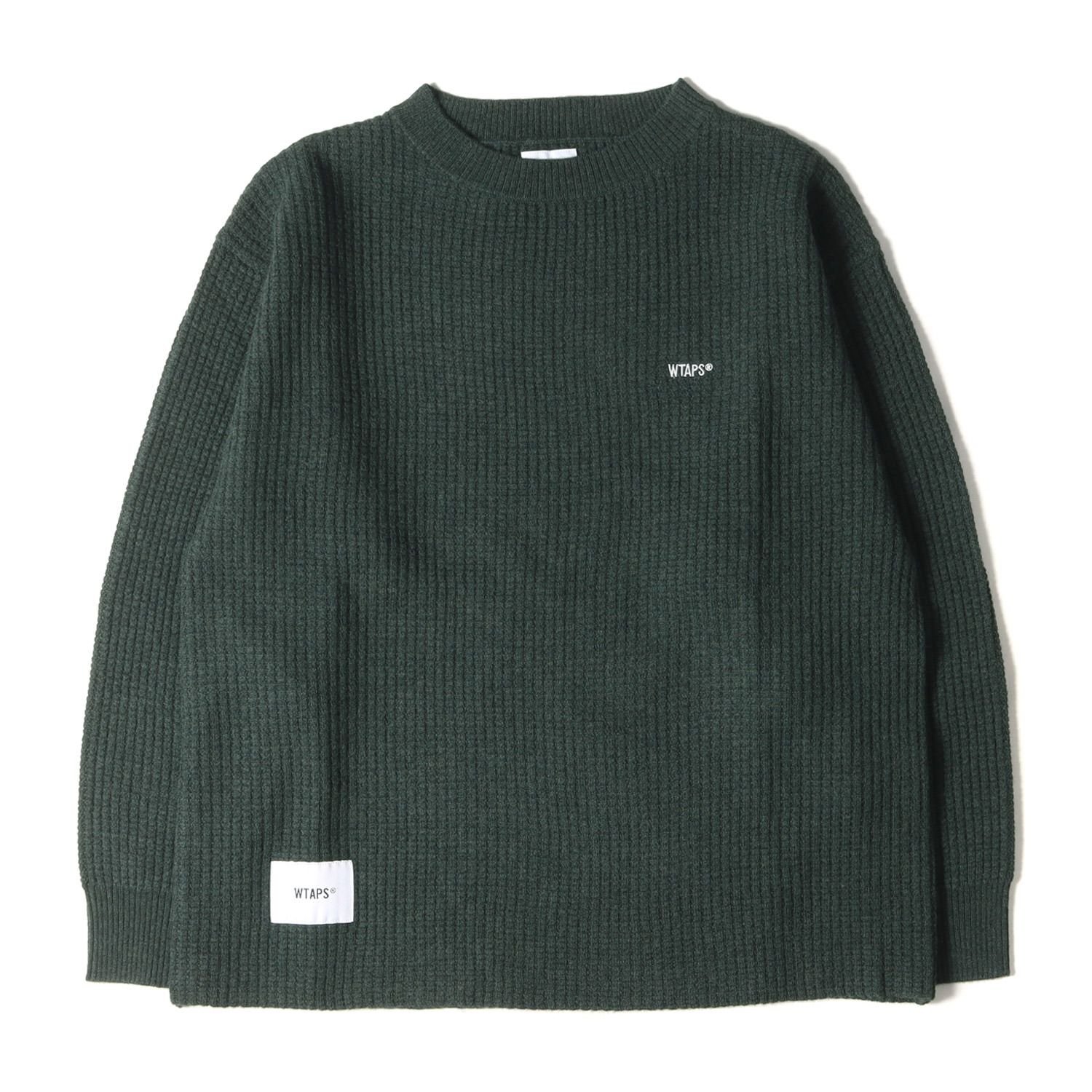 新品 WTAPS ダブルタップス ニット サイズ:M 19AW ワッフル ウール