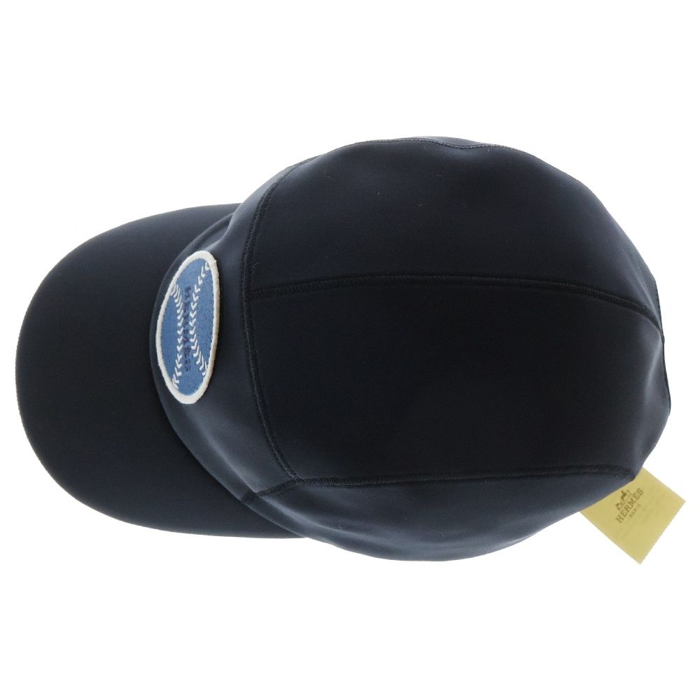 エルメス　ネイビー ロゴ刺繍 ベースボールキャップ　箱付き エルメス ネイビー ロゴ刺繍 ベースボールキャップ 箱付き - メルカリ