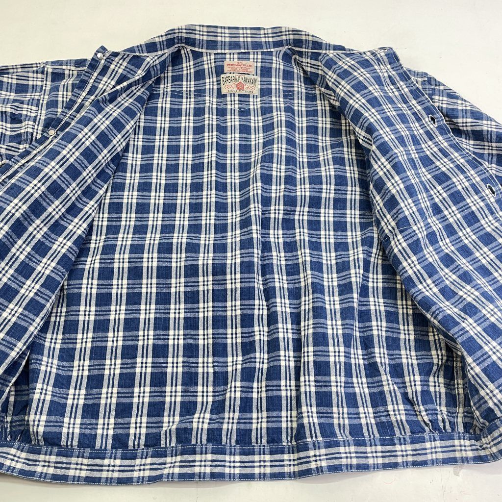 UNION SUPPLY パラカチェックブルゾンBARBARA KAWAKAMI SUN SURF UNION SUPPLY (ユニオン サプライ) バーバラ・カワカミ