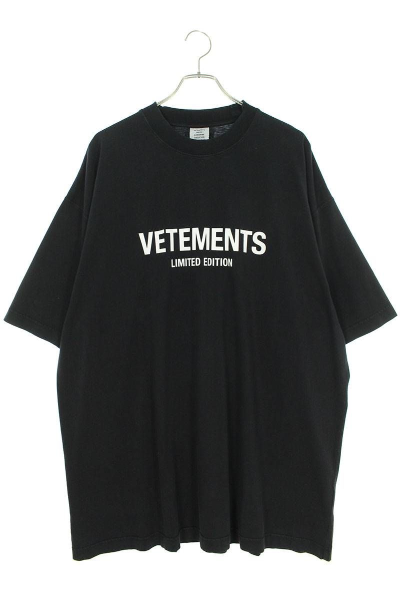 ヴェトモン  23AW  UE54TR285P BABYPINK X-SMALL刺繍Tシャツ  メンズ XS