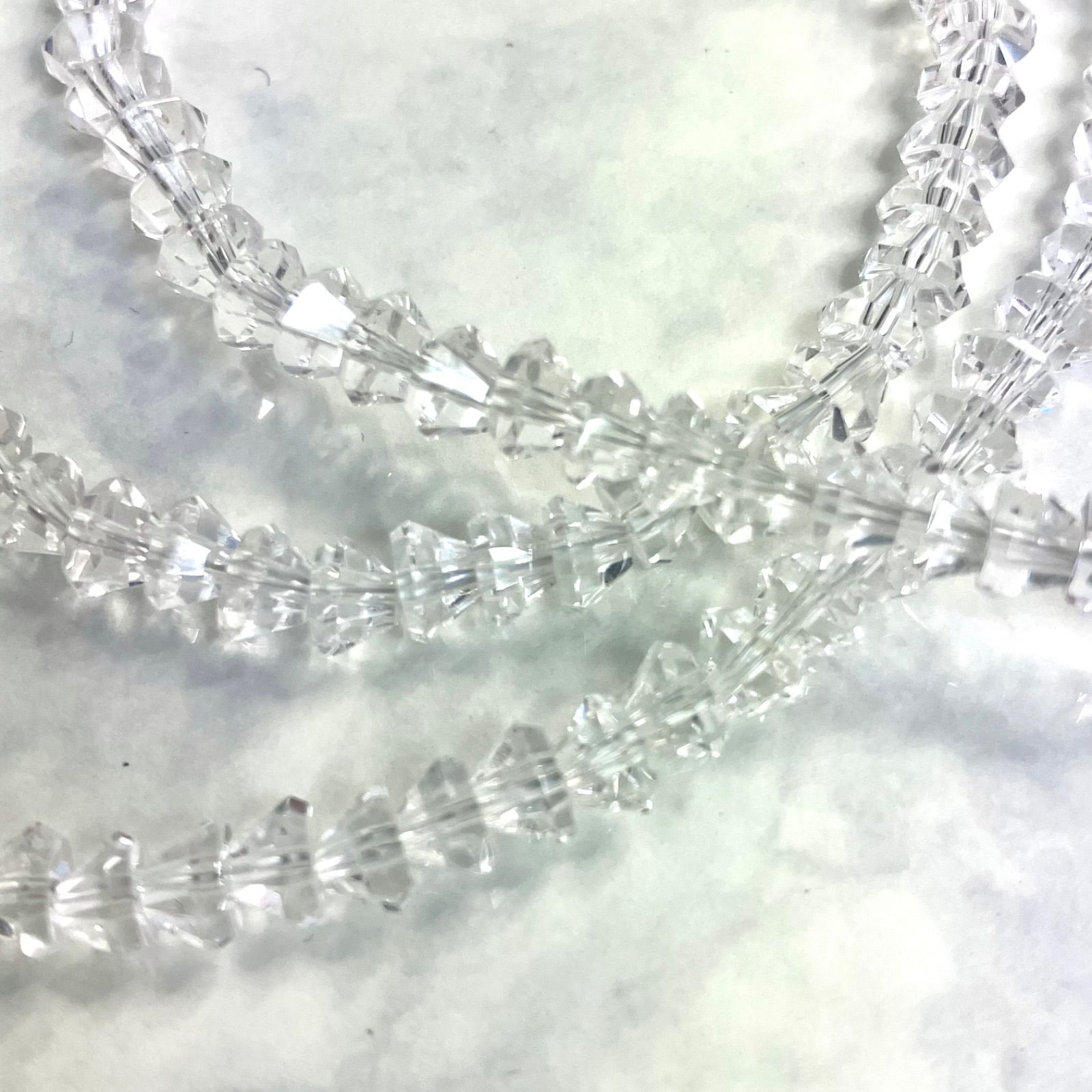 K18白水晶ネックレス 26mm 六芒星 クォーツ/白水晶 K18 K18GP 天然石ネックレス