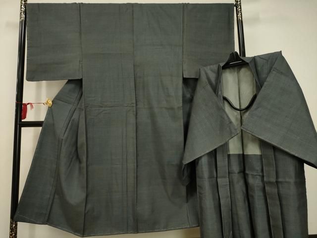平和屋着物□男性 本場大島紬 アンサンブル 80亀甲 総詰め 正絹 逸品