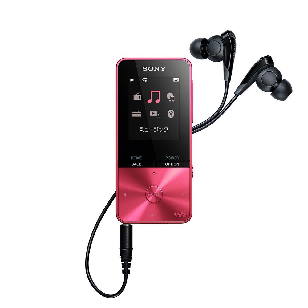 ソニー ウォークマン Sシリーズ 16GB NW-S315 MP3プレーヤー Bluetooth対応 最大52時間連続再生 イヤホン付属 2017年モデル ビビッドピンク NW-S315 P ビビッドピンク 16GB イヤホン付属