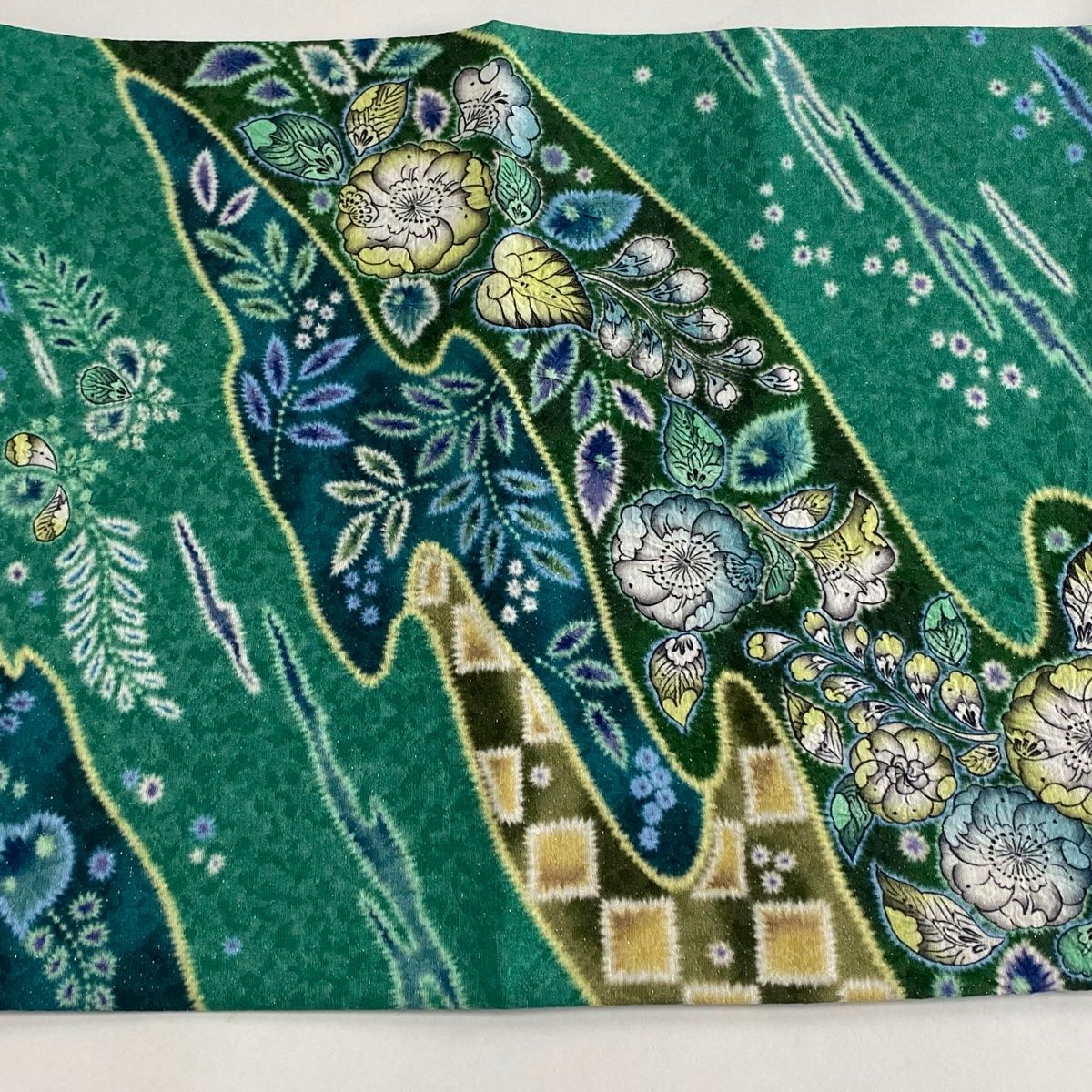 正絹　お太鼓袋帯【辻ヶ花】 袋帯 秀品 辻が花 霞 刺繍 箔 ピンク お太鼓柄 正絹 【中古】 - メルカリ