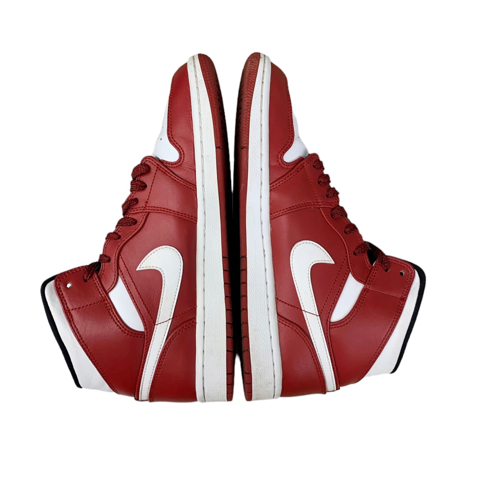 時間指定不可】 NIKE◇ハイカットスニーカー/26cm/RED/554724-605 26.0