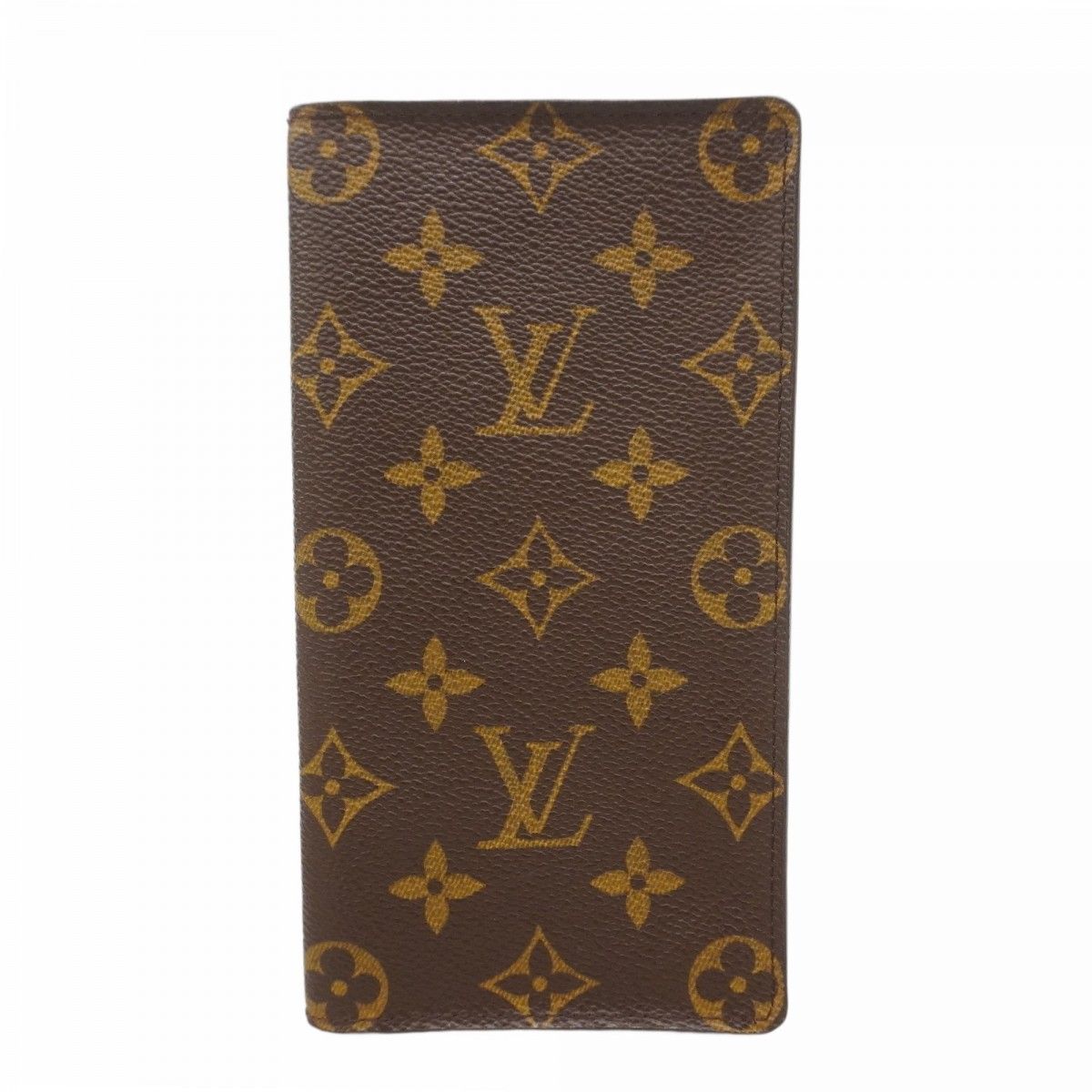 5mc2848 ルイヴィトン 長札入れ モノグラム ポルトカルトクレディ円 M60825 ブラウン メンズ レディース ユニセックス