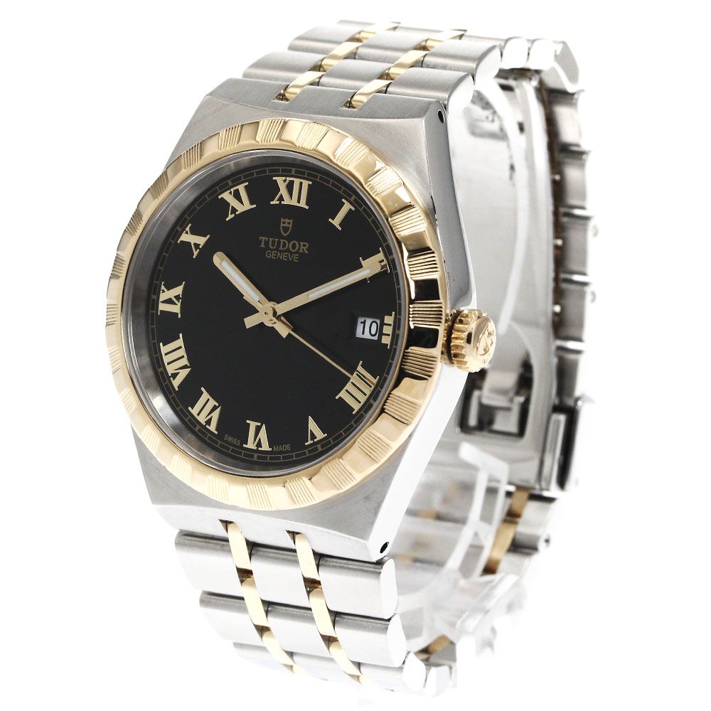 チュードル TUDOR 28503 ロイヤル デイト YGコンビ 自動巻き メンズ  