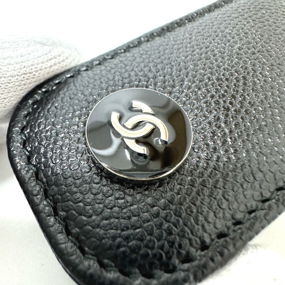 CHANEL シャネル マネークリップ マグネット キャビアスキン