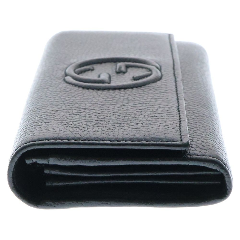 GUCCI グッチ ソーホー インターロッキングG レザーロングウォレット