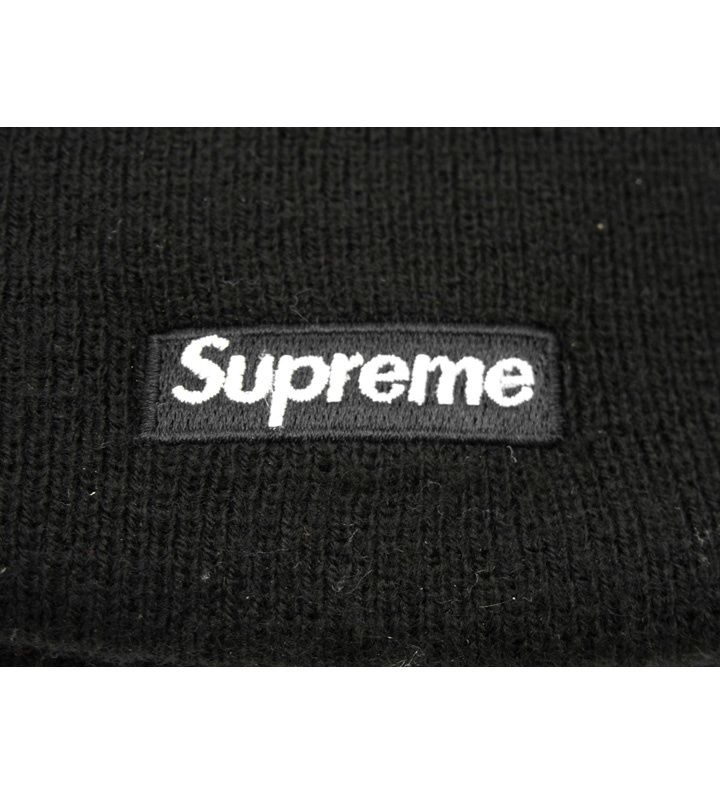 シュプリーム Supreme × ニューエラ New Era 23AW 【 S Logo Beanie  Black 】 S ロゴ 刺繍 ビーニー ニット キャップ n6936