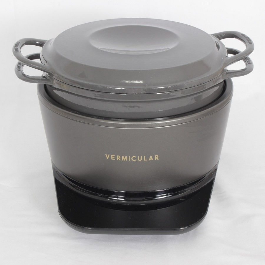 バーミキュラ 抱き締め ライスポット IH炊飯器 5合トリュフグレー
