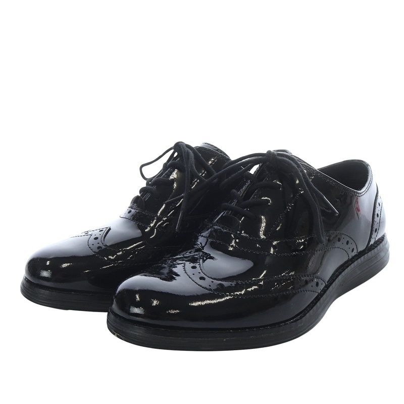 美品 コールハーン パンプス （23㌢） レザー ブラック ウォータープルーフ コール ハーン COLE HAAN ザ ゴートゥー パンプ 45mm womens