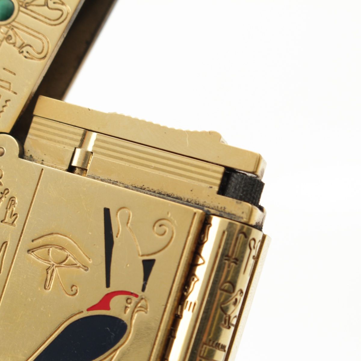 デュポン ギャッツビー GATSBY ファラオ PHARAOH 世界 2575本 壁画 ガス ライター 喫煙具 ゴールド