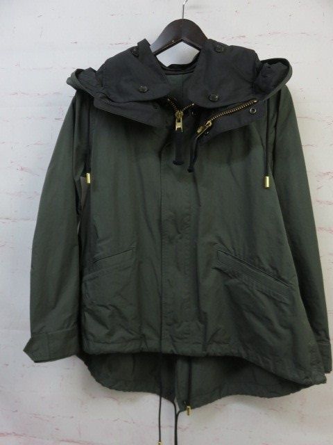 THE RERACS ザリラクスモッズコート 38 カーキ（中古】THE