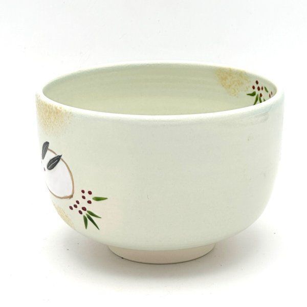 雪うさぎ抹茶碗