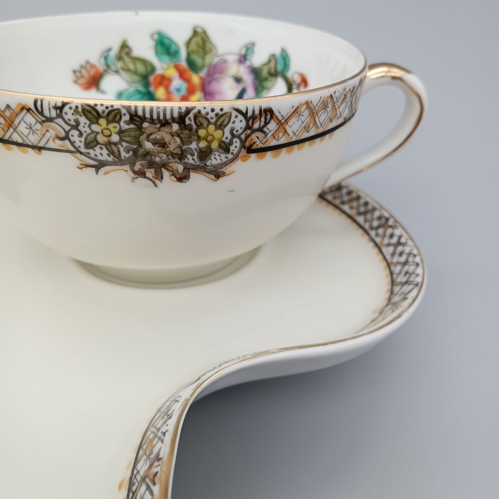 ノリタケvintage スナックセット　(テニスセット) カップ&プレート ノリタケ スナックセット テニスセット カップ プレート