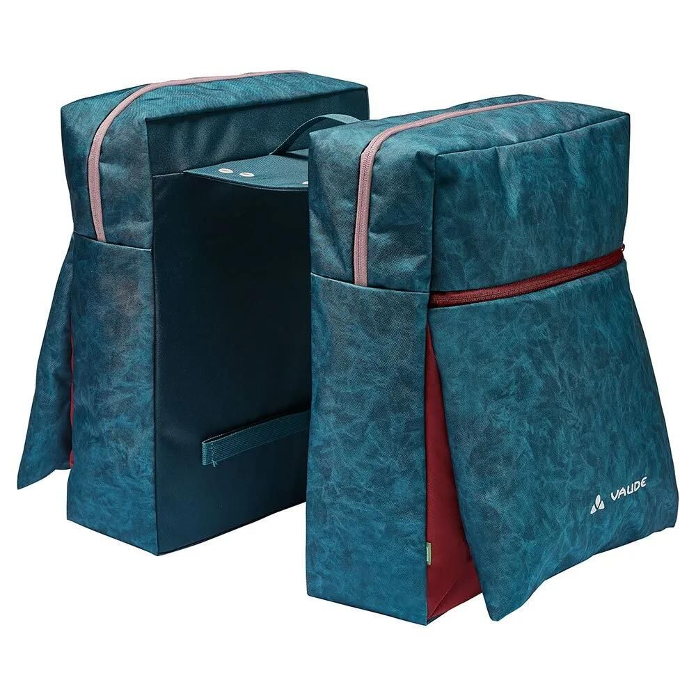 お取り寄せ ２～４週間で発送 ファウデ バイク ツインジッパー パニア DarkPetrol t VAUDE BIKE TwinZipper Pannier t
