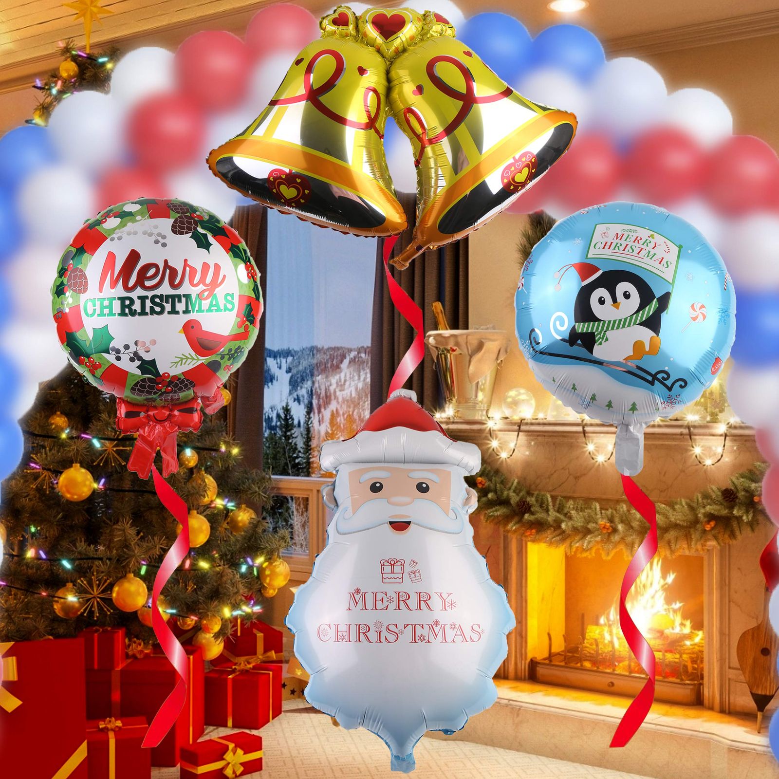 sold 】トラ クリスマスオーナメント気球