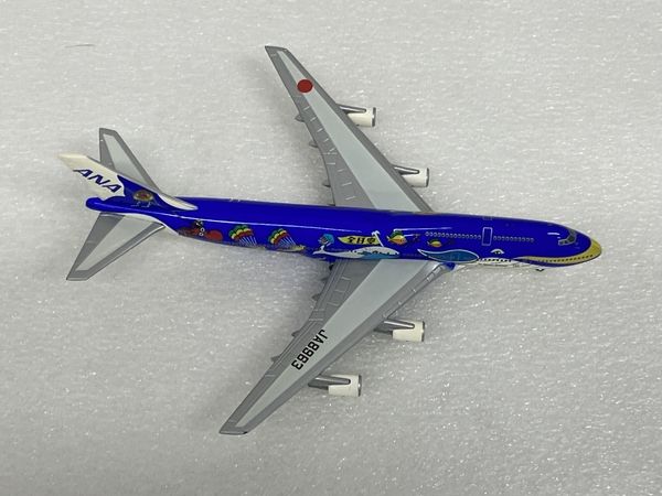 全日空 Boeing 747-481D モデル 1/400 全日空 Boeing 747-481D 1/400 JA8963 ANA 飛行機模型 中古