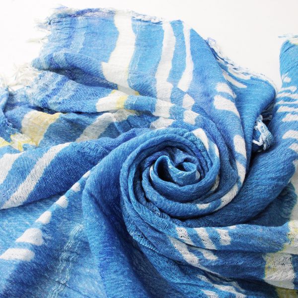 未使用品 tamaki niime 玉木新雌 タマキニイメ print shawl BIG