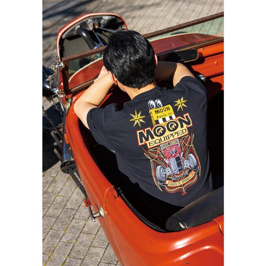 ムーンアイズ MOON ロードスター Tシャツ MOONEYES Roadster 黒