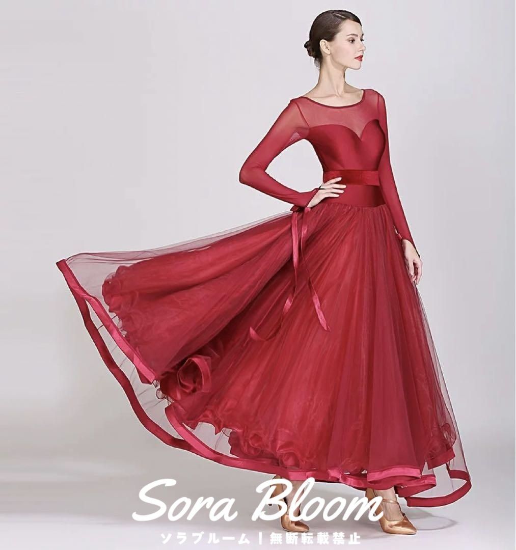 新品未使用 スタンダード練習着ワンピース ダンスパーティにも最適