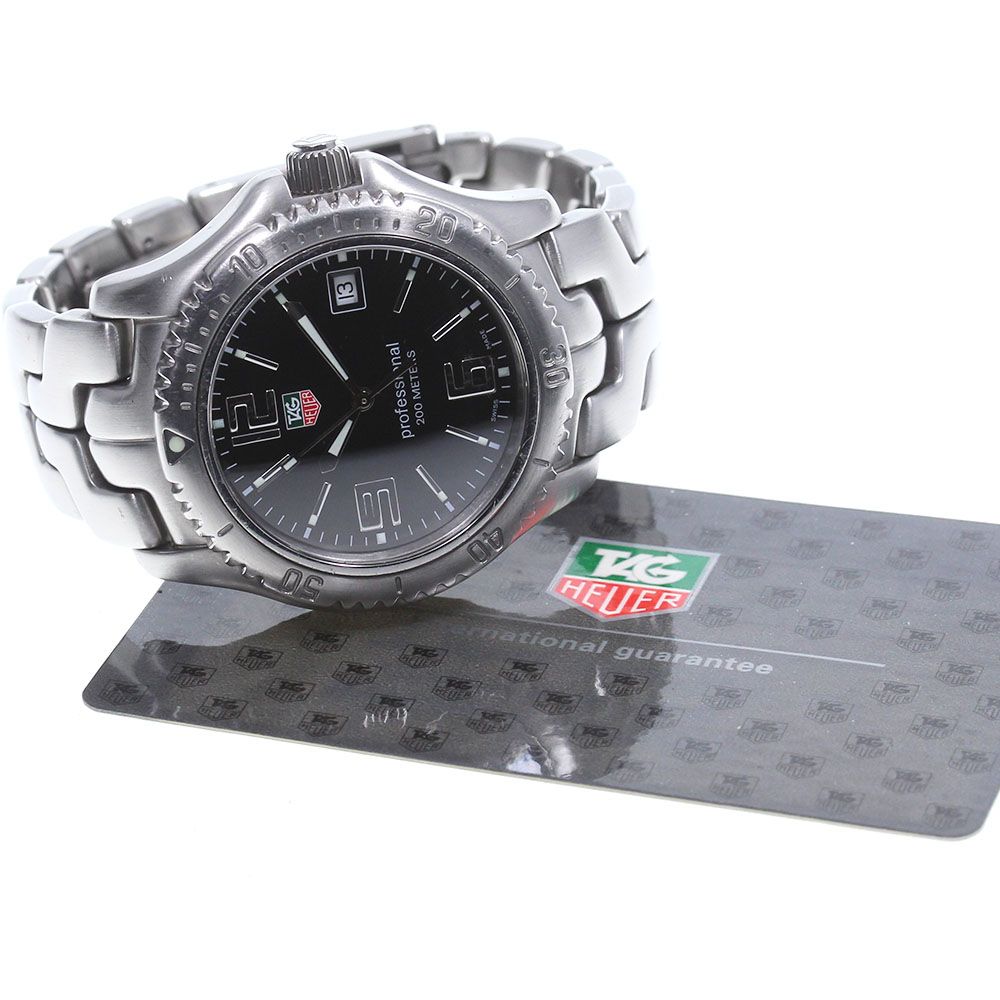 2001年4月【美品】タグホイヤー TAG HEUER WT1110リンク デイト 保証書付き