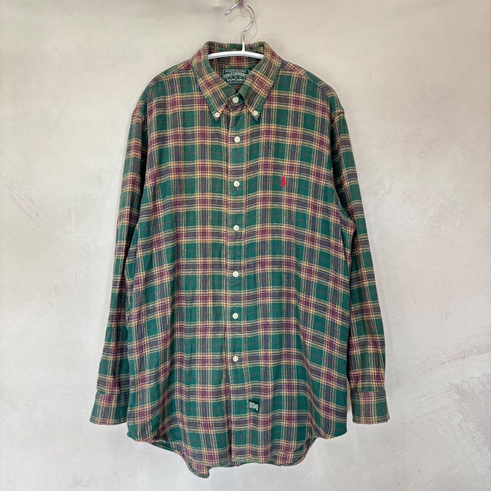 Polo Country ネルシャツ ラルフローレン　ポロカントリー Ralph Lauren POLO COUNTRY ラルフローレン ポロカントリー チェック柄