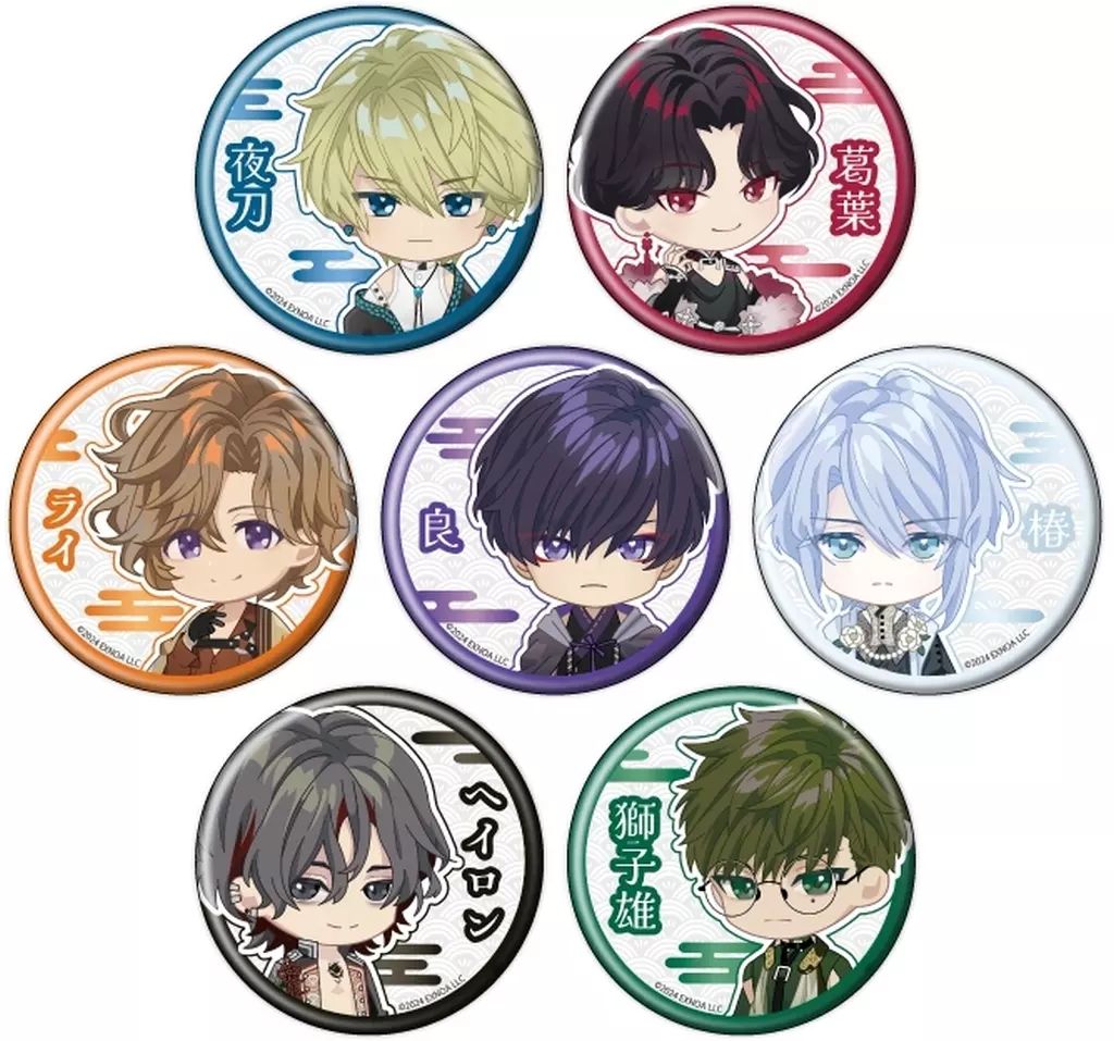 夢幻楼と眠れぬ蝶 良 缶バッジ 新品】バッジ・ビンズ 【BOX】夢幻楼と眠れぬ蝶 缶バッジ 01