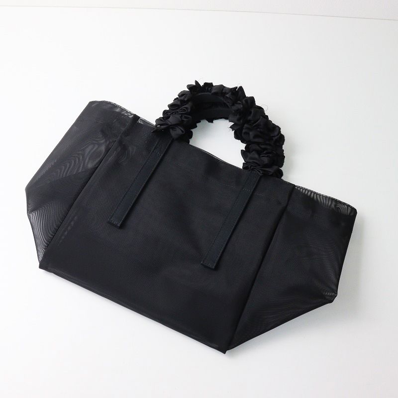 【美品】LUDLOW バッグ 美品 ラドロー LUDLOW グレープハンドル メッシュバッグ