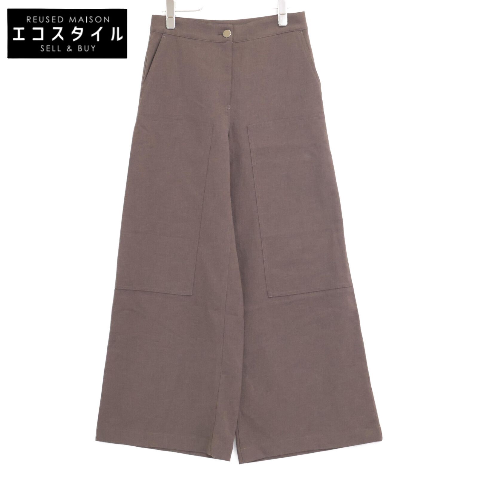 Theory セオリー 01-4206403-380-698 Crisp Twill Cargo Wide PNT カーゴ ワイドパンツ 00