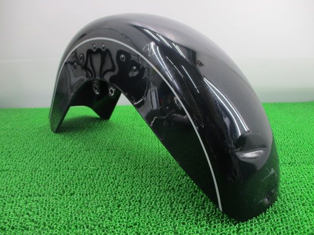 FLSTC1580 フロントフェンダー 黒 5HD1BW5189Y048*** ハーレー 純正 バイク 部品 2009年式外し 修復素材やペイント素材に 【中古】 34 FLSTC1580 フロントフェンダー 黒 5HD1BW5189Y048*** ハーレー 純正