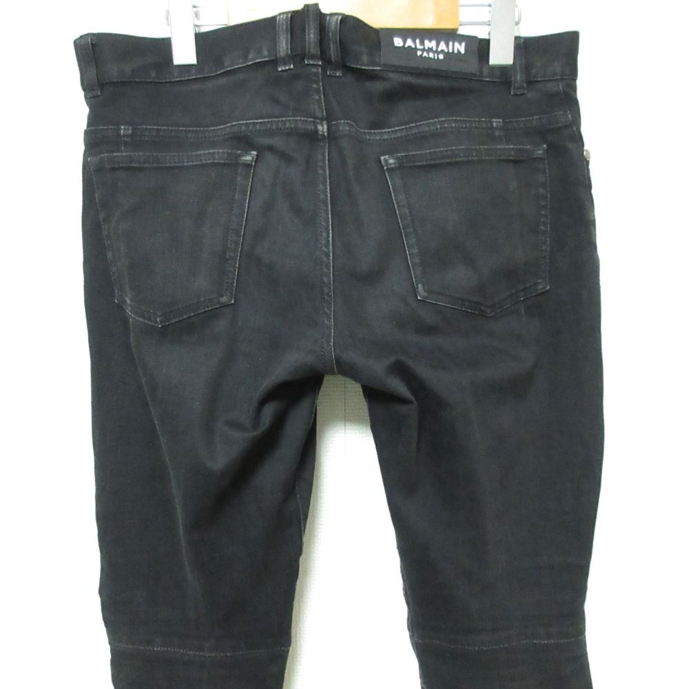 美品 BALMAIN バルマン SLIM BIKER DENIM PANT デニムパンツ