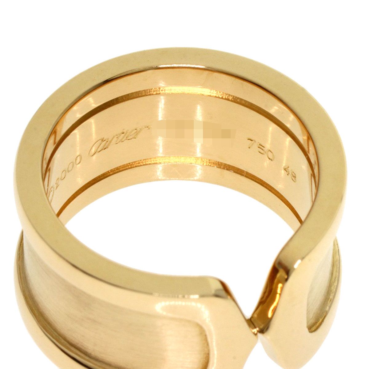 CARTIER カルティエ C2 LM #48 リング・指輪 K18YG レディース [中古  