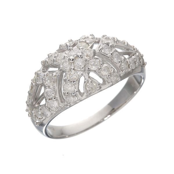 K18 1ctアンティーク調パヴェリング 15号