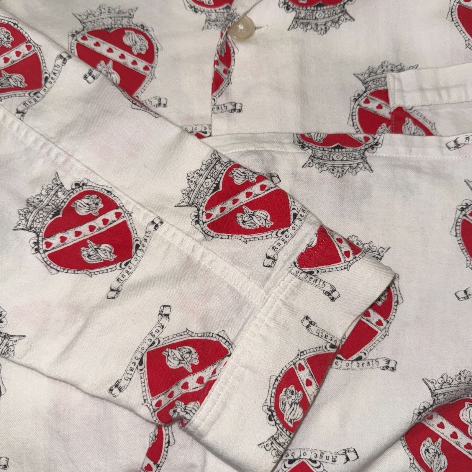 SAINT MICHAEL】 セントマイケル HEART PAJAMA SHIRT M - メルカリ