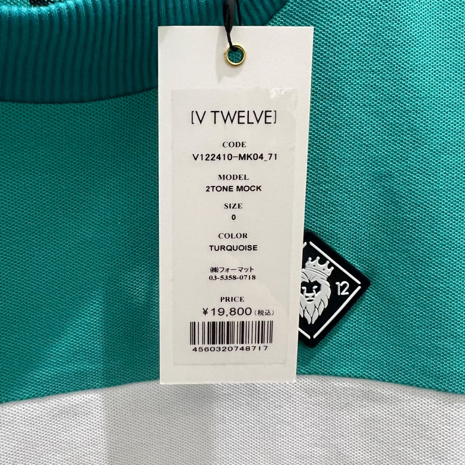 30%OFF】 V12 V-12 ゴルフ レディース V122410-MK04 2TONE MOCK モック
