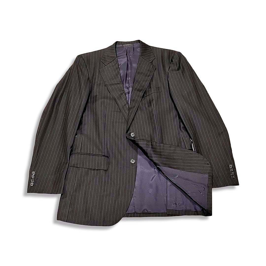 BURBERRY バーバリー ストライプ柄 2B シングル ジャケット スーツ