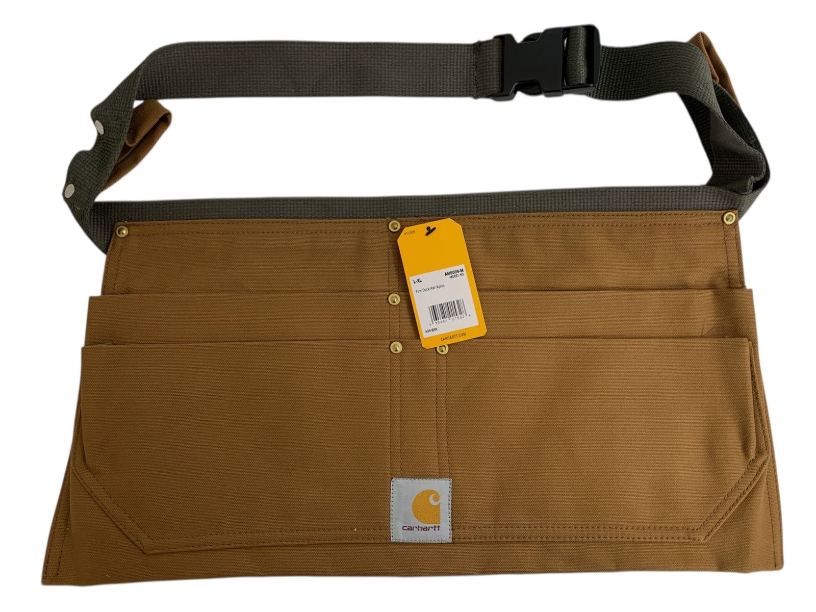 Carhartt カーハート FIRM DUCK HALF APRON エプロンバッグ 106668 L|XL ブラウン 雑貨|004