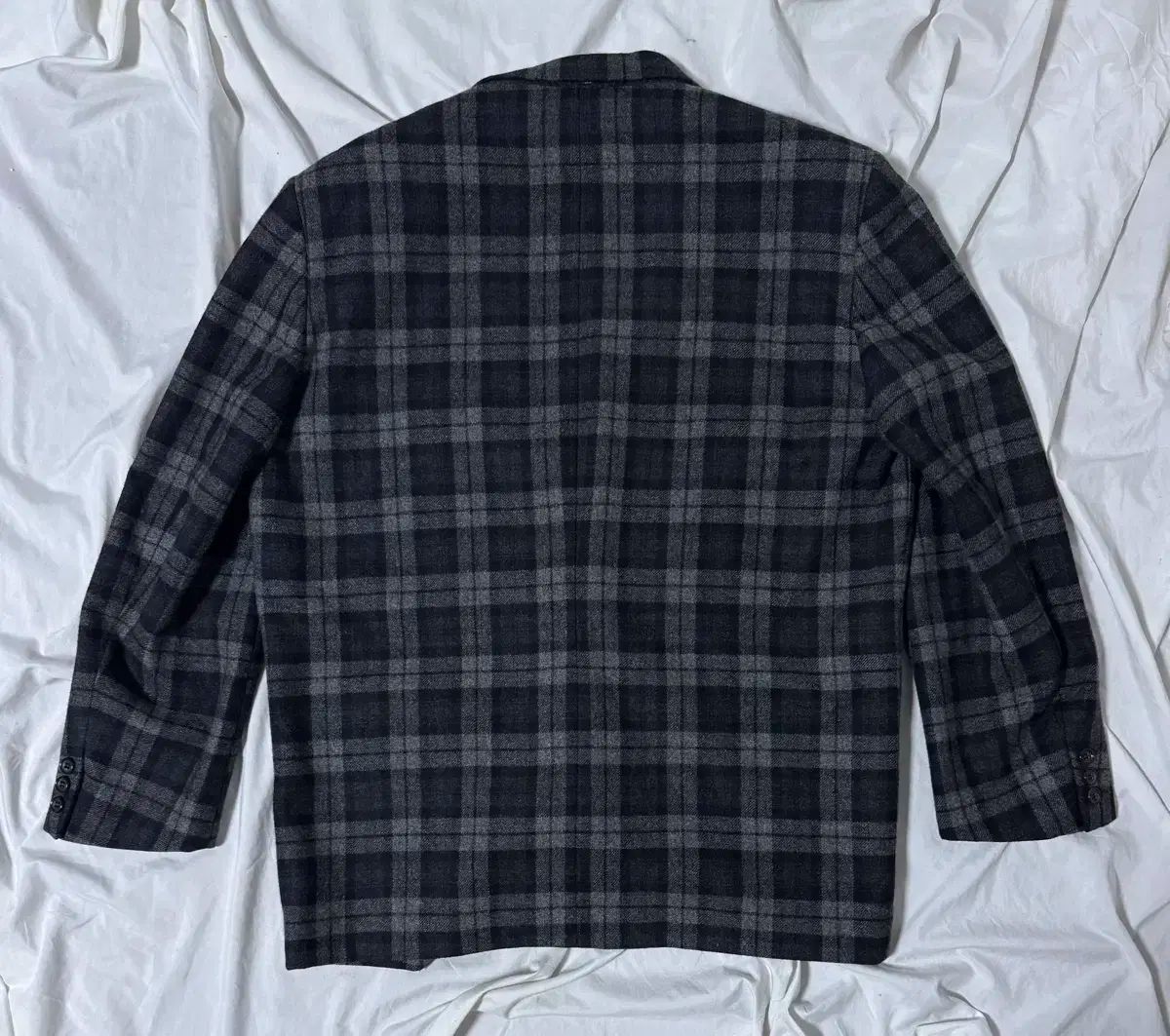 90s COMME des GARCONS コム デ ギャルソン オム ウール チェック ジャケット