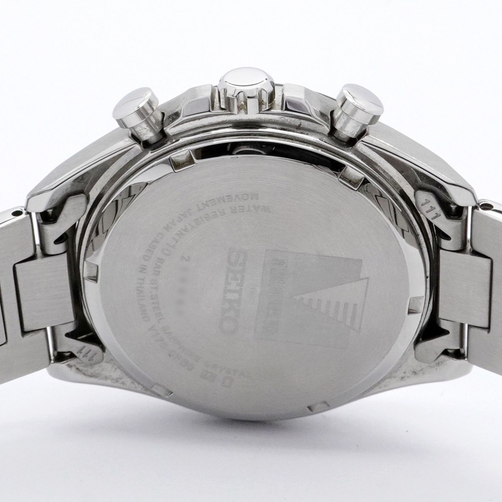 激レア SEIKO × MODELLISTA V175-0FB0 ソーラー 箱付 セイコー SEIKO × TOYOTA MODELLISTA V175-0FB0 黒文字盤腕時計