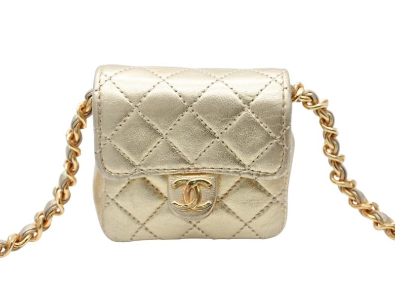 極美品 CHANEL ラムスキン マトラッセ 2wayショルダーバッグ 29番台 極美品 CHANEL ラムスキン マトラッセ 2wayショルダーバッグ 29番台