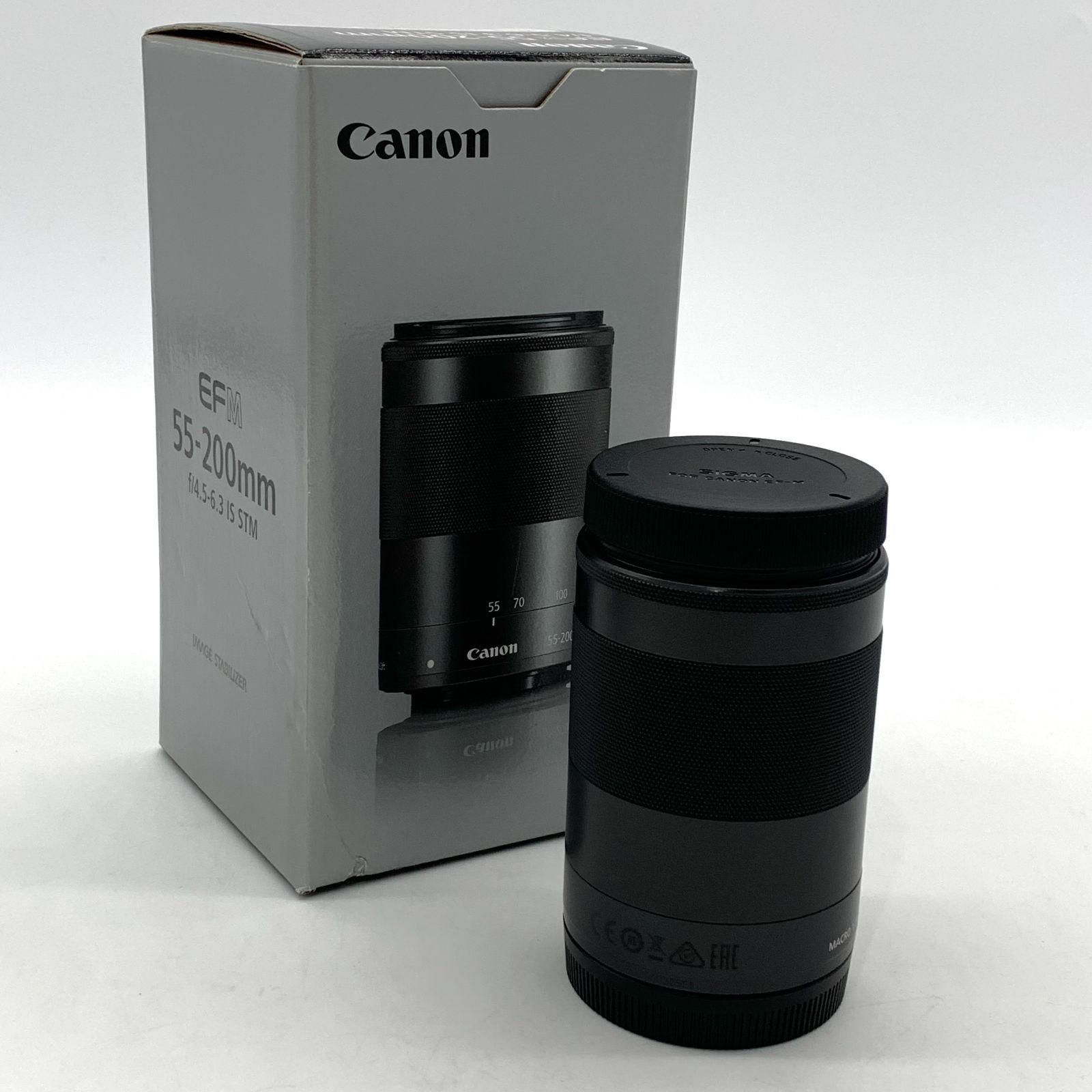 ▽【現状品・動作未確認】 Canon/キャノン 望遠ズームレンズ EF-M55